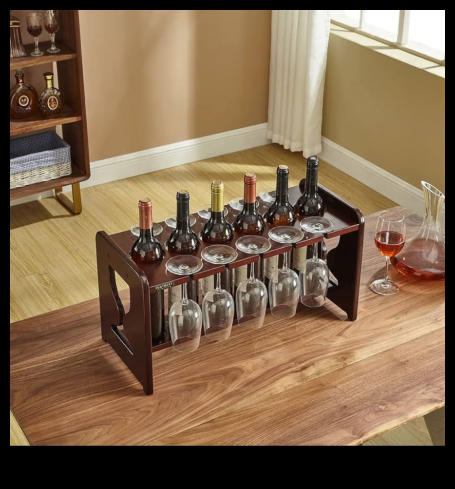 Suporturi din lemn pentru pahare de vin O completare rustică și elegantă pentru casa ta 2 Suporturi din lemn pentru pahare de vin: realizarea de display-uri funcționale și elegante
