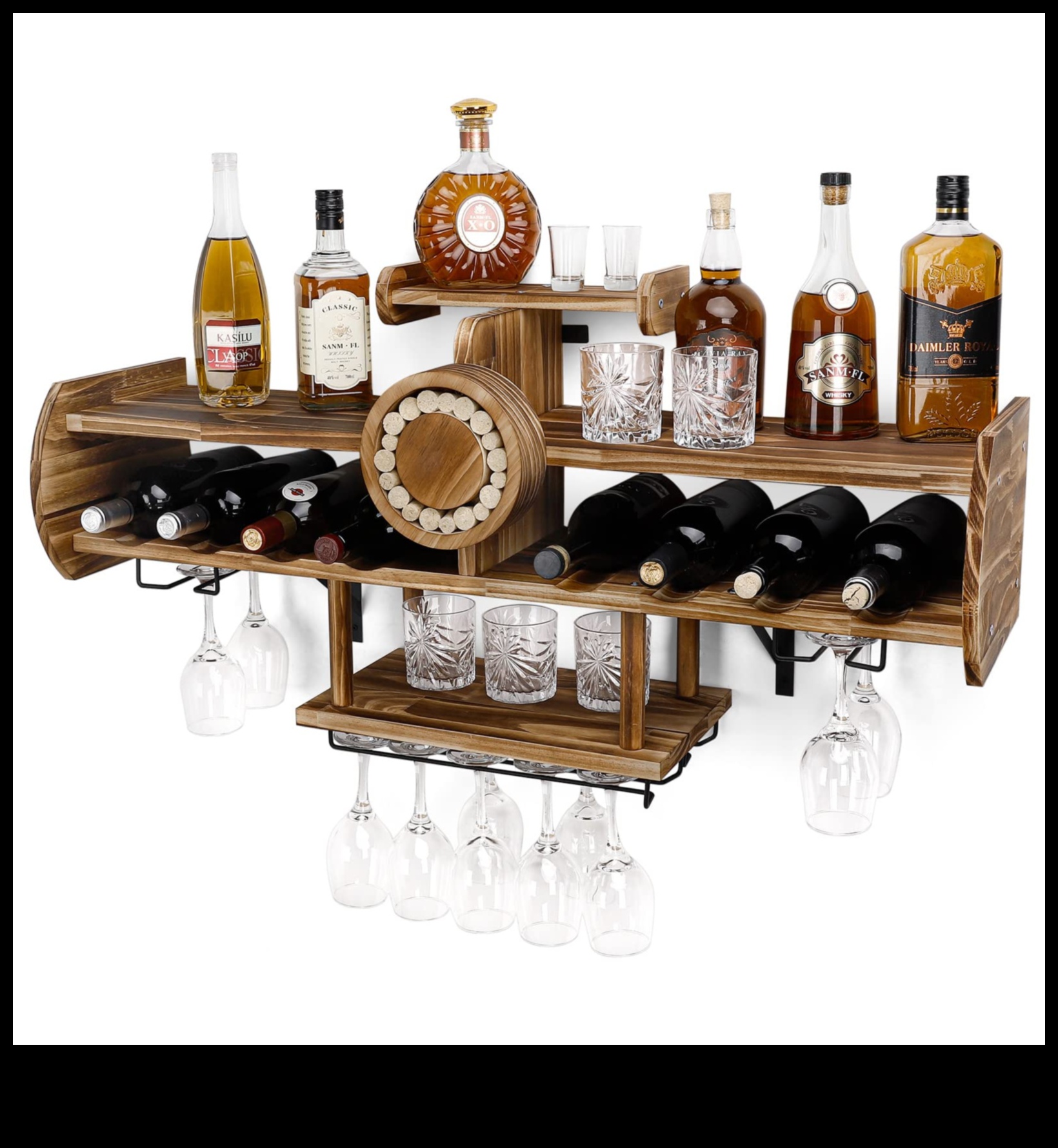 Suporturi din lemn pentru pahare de vin O completare rustică și elegantă pentru casa ta 4 Suporturi din lemn pentru pahare de vin: realizarea de display-uri funcționale și elegante