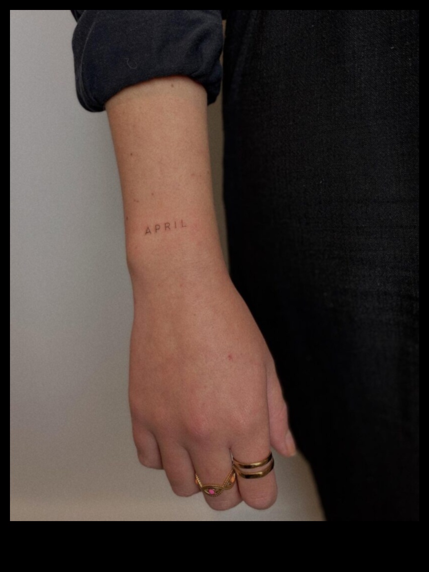 Linii în șoaptă: mișcare grațioasă în tatuajele încheieturii mâinii