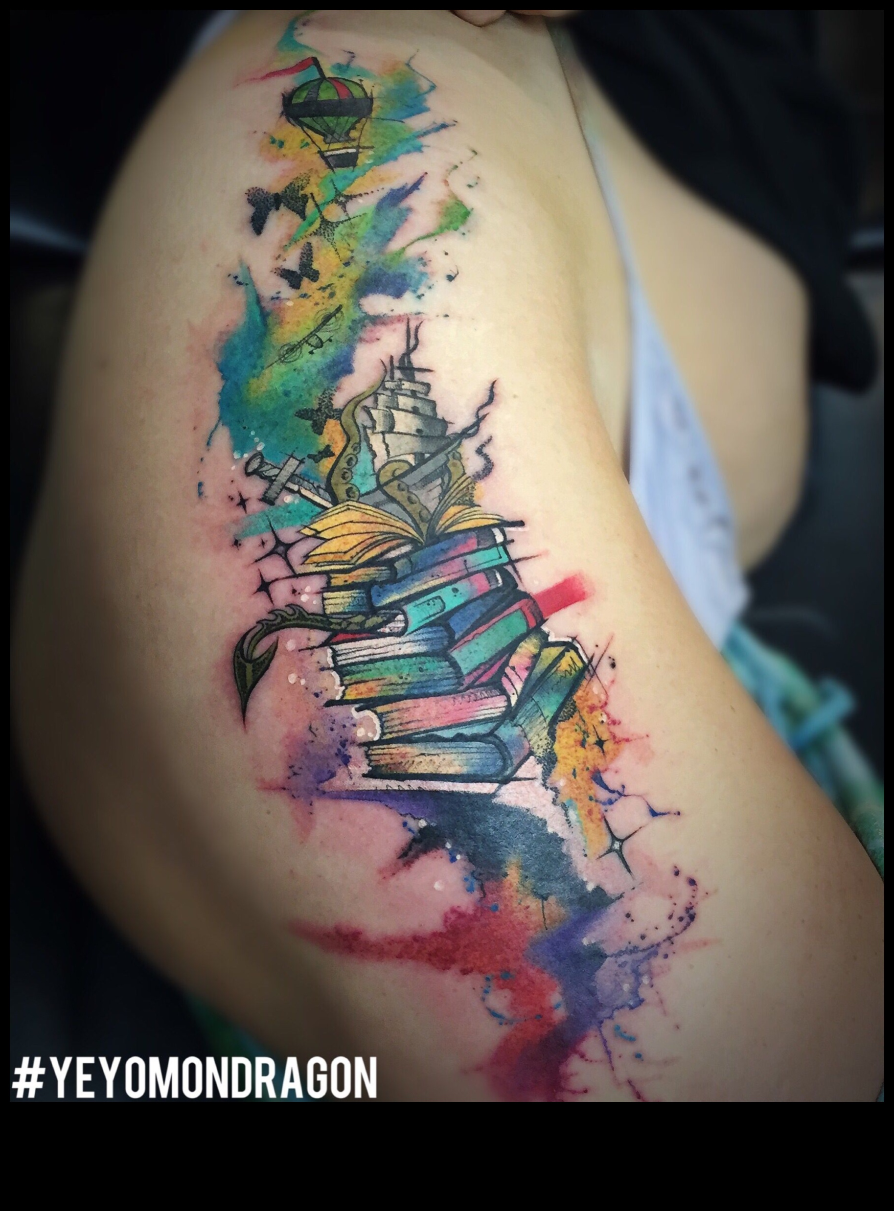 Scufundați-vă în tatuajele în acuarelă Chroma care spun povești 2 Scufundați-vă în Chroma: tatuaje cu acuarelă care spun povești