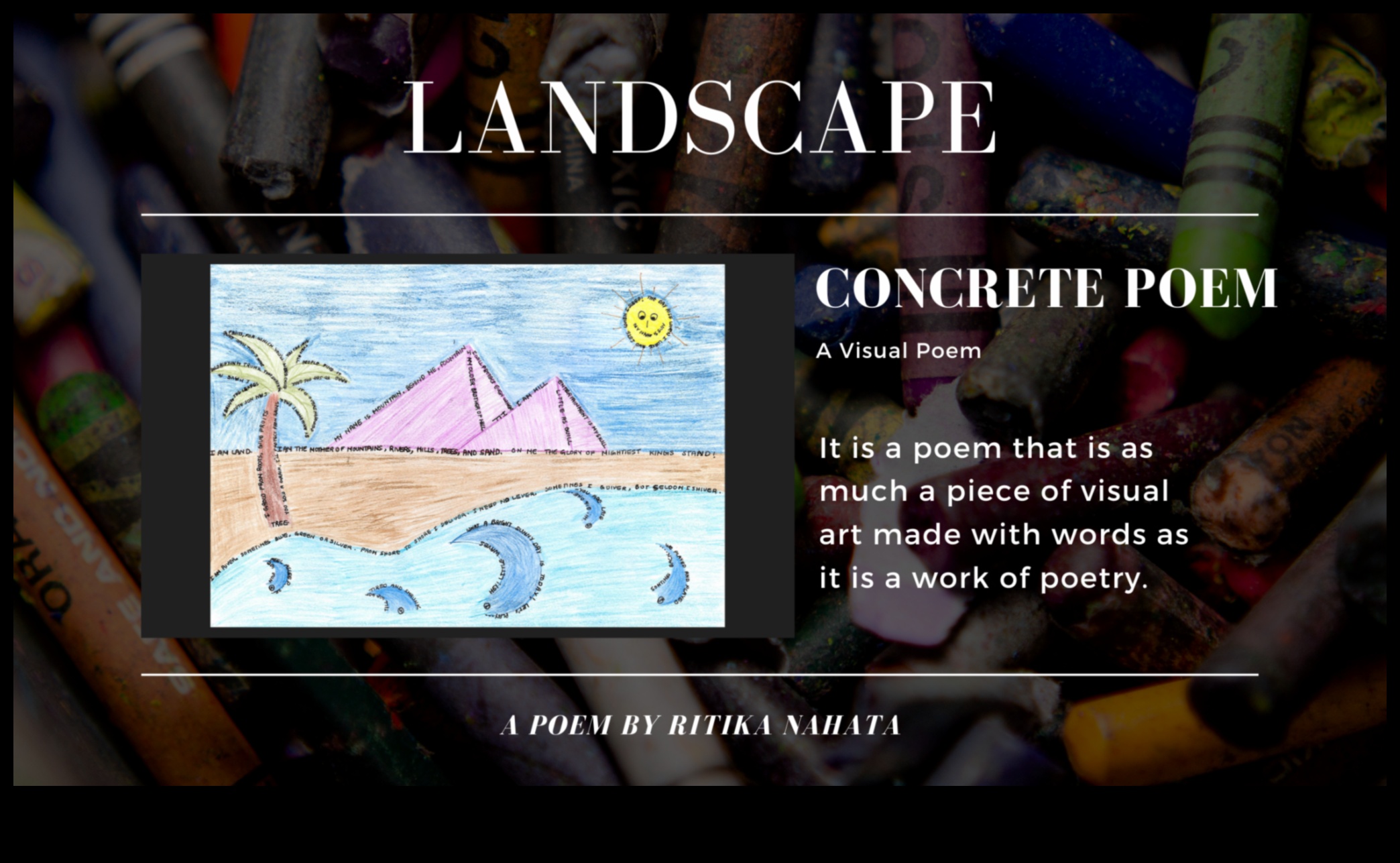 Poezie vizuală: peisaje expresive și artistice care spun o poveste