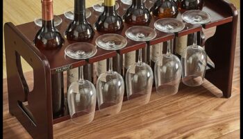 Suporturi din lemn pentru pahare de vin: realizarea de display-uri funcționale și elegante